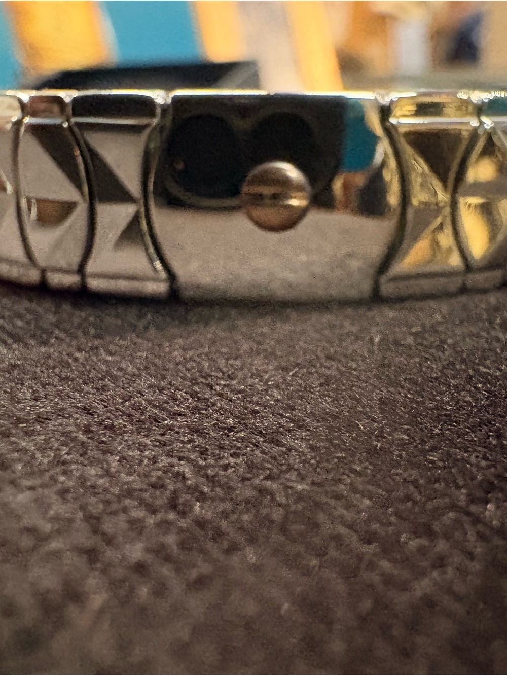 Stainless Steel and 14 Kt. Gold Flex Bracelet